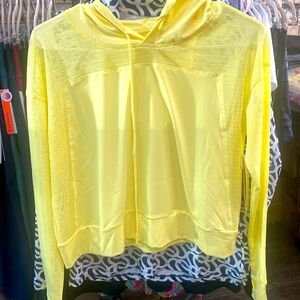 Yellow Mesh Top